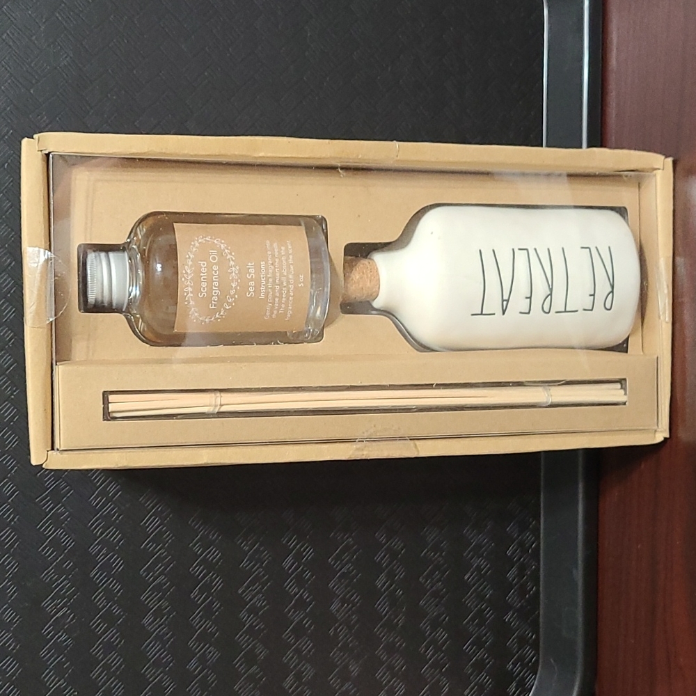 Rae Dunn Fragrance Reed Set Sea Salt